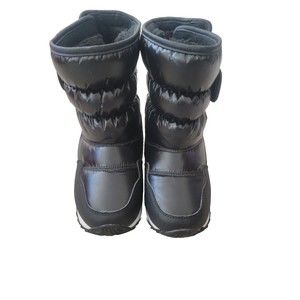 Hobibear A757 PUFFY Padded Fur Lined Unisex kids Snow Boots Sz 2.5 eu 34